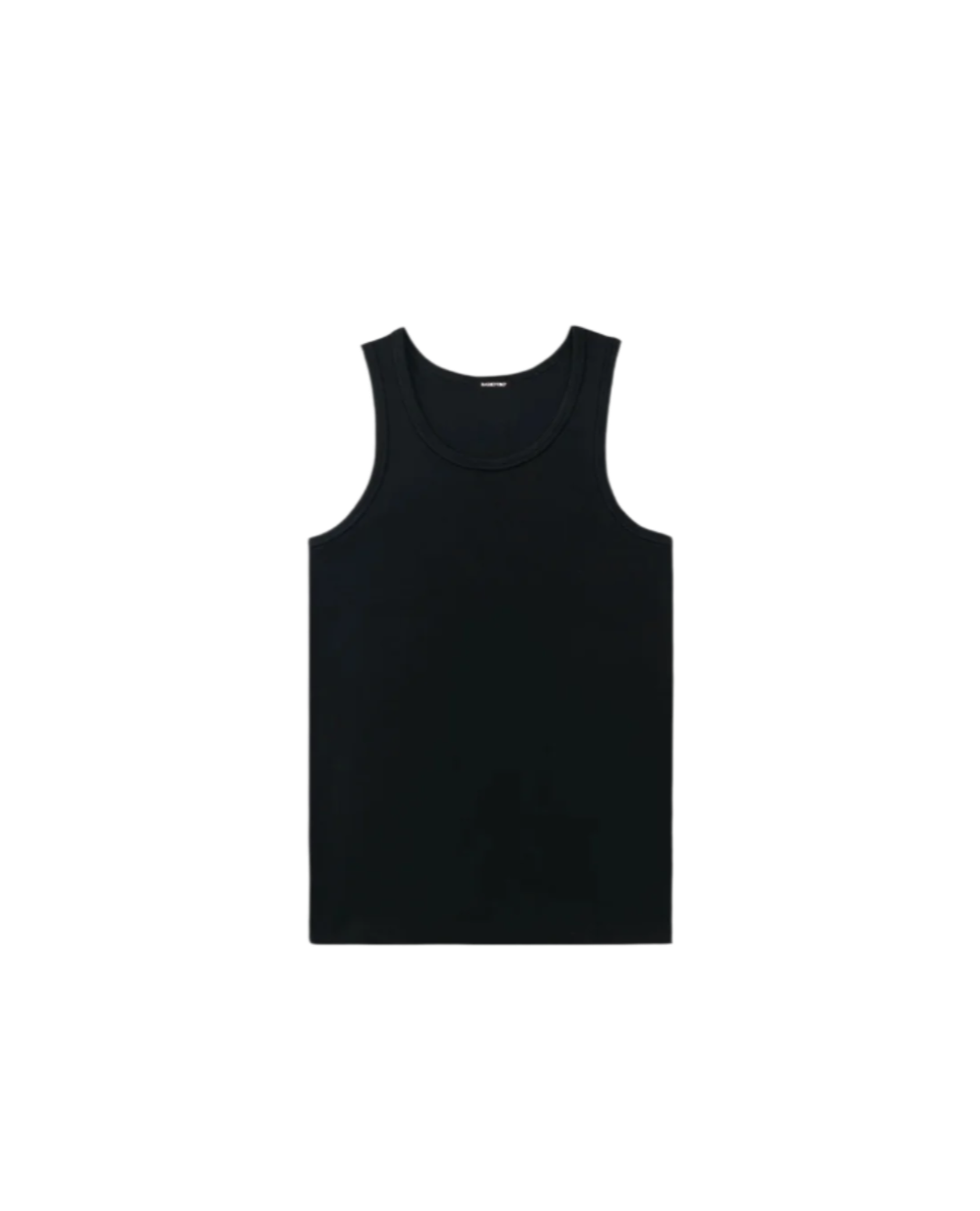 Ribbed Tank - Black