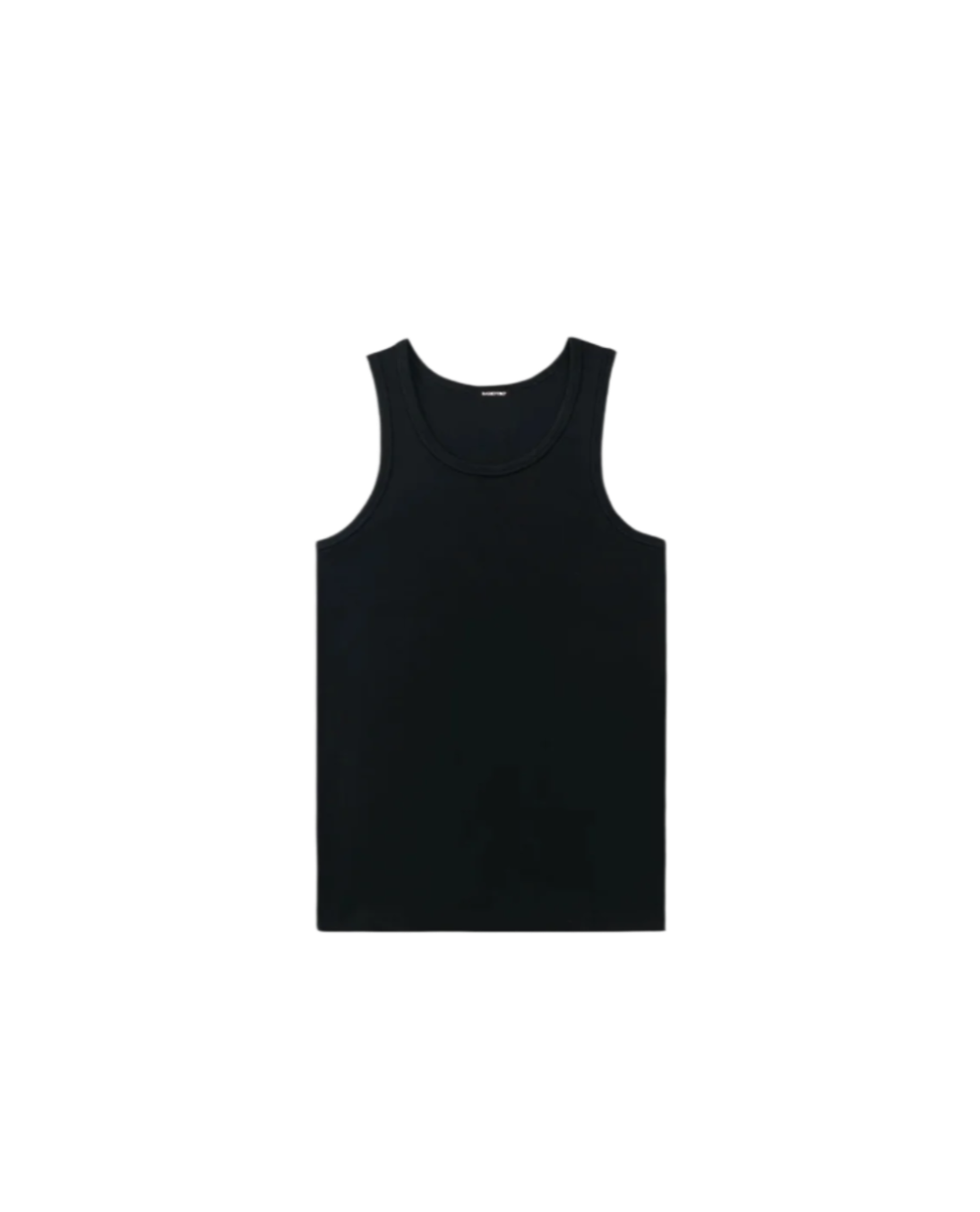 Ribbed Tank - Black