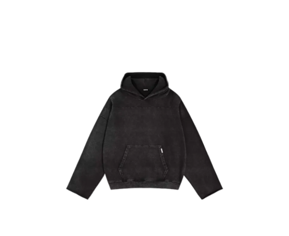 Uncuffed Hoodie - Vintage Black