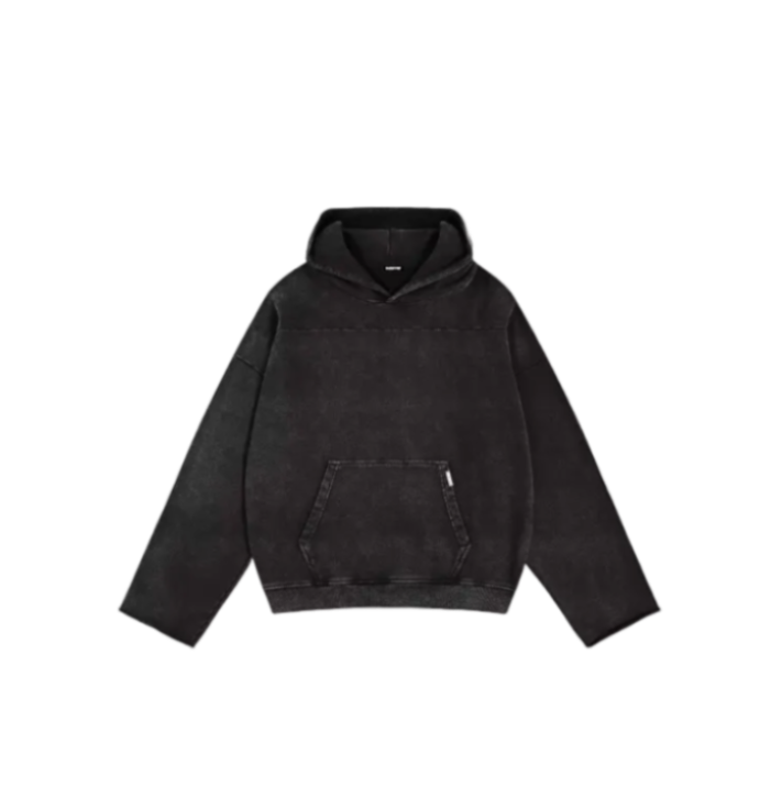 Uncuffed Hoodie - Vintage Black