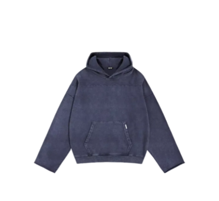 Uncuffed Hoodie - Vintage Navy